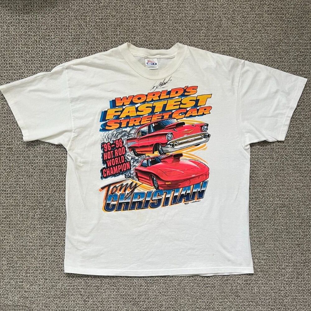 Hot Rod World Champion Signed Shirt